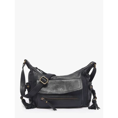 Sac bandoulière Cow cuir BASILIC PEPPER