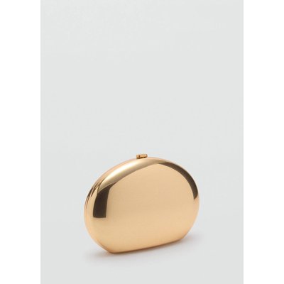 Sac à main clutch métallique MANGO