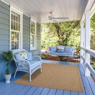 Tapis extérieur tissé kilim rectangle JUTE ART K UN AMOUR DE TAPIS