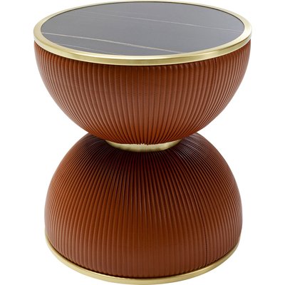 Table d'appoint Endless Vegas orange 47cm KARE DESIGN