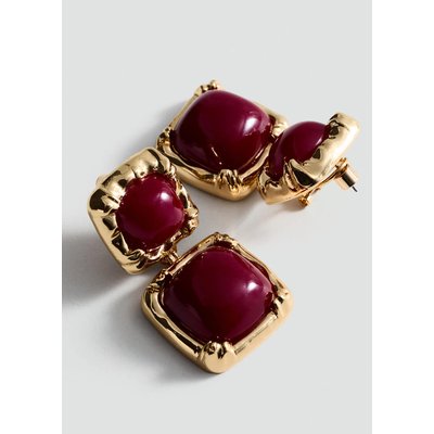 Boucles d'oreilles perles pendantes MANGO