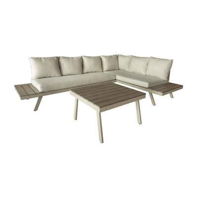 Salon de jardin en aluminium, CALVI NOW'S HOME