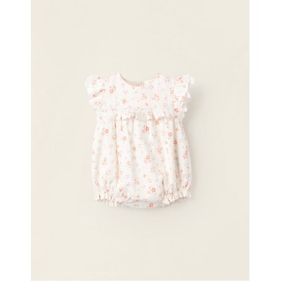Combi-short en Coton Floral avec Volants 'Cérémonie' ZIPPY