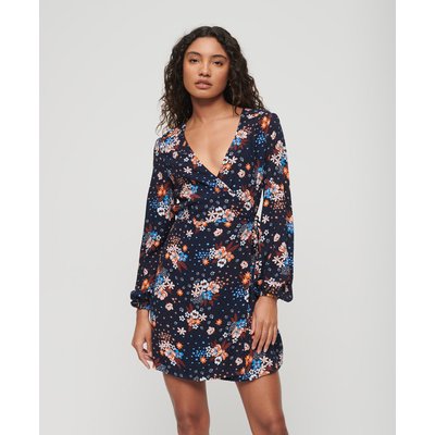 Robe imprime feuilles dorees La Redoute