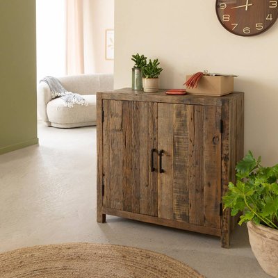 Meuble sous vasque en bois recyclé  ADRIENNE MADE IN MEUBLES 