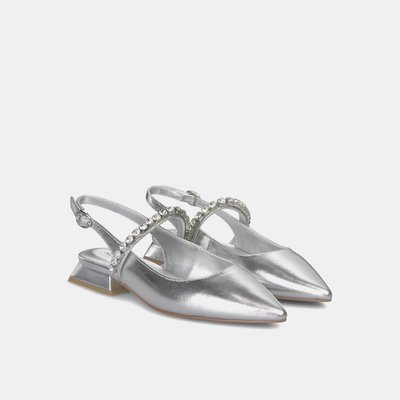 Chaussures plates en cuir à bout pointu ALMA EN PENA