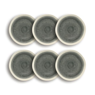 Lot de 6 assiettes à dessert en céramique 22cm, CAP OGO LIVING