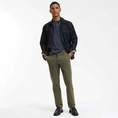 Pantalon chino Regular, Signature FRANÇOIS LA REDOUTE COLLECTIONS