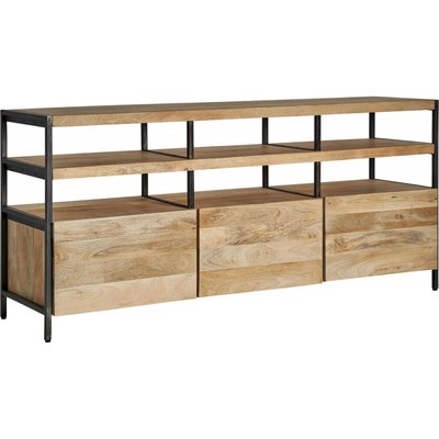 Buffet en bois de mangue, fer, Celle RECOLLECTION