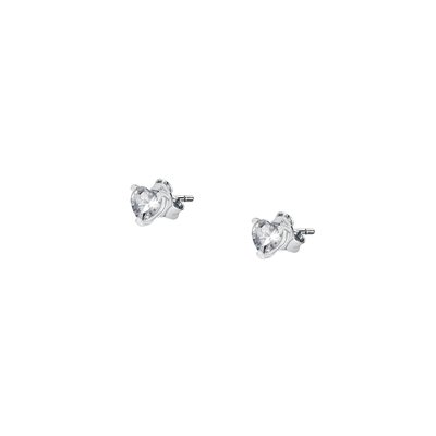 Puces en argent 925 et oxyde de zirconium CLEOR