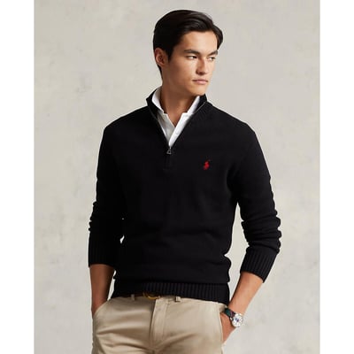 Trui met halve rits, in katoen POLO RALPH LAUREN
