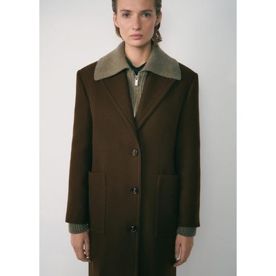 Manteau mango kaki outlet