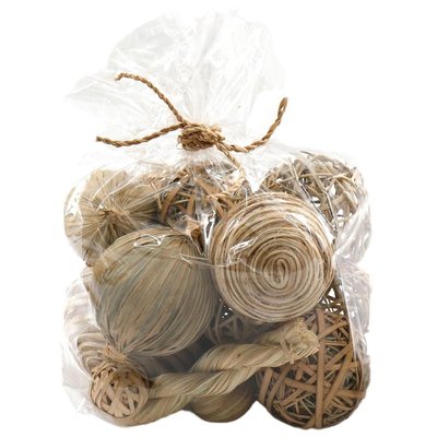 Sachet de boules séchées Natural 24 x 22 cm JARDINDECO