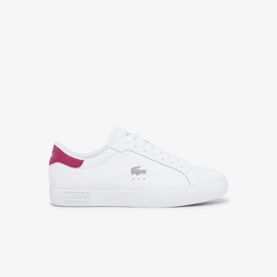 Sneakers Powercourt femme en cuir LACOSTE