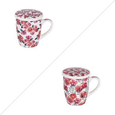 Coffret tisanière avec filtre   36 cl (lot de 2)-ROSALIA TREND UP