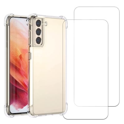 Coque Galaxy S24 Plus antichoc + 2 vitres EVETANE