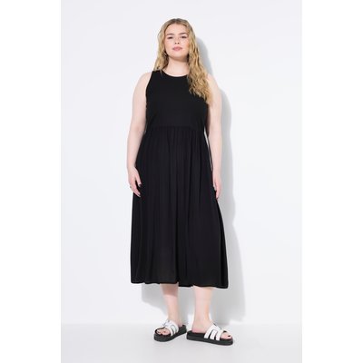 Robe maxi coupe évasée, mélange d'imprimés STUDIO UNTOLD