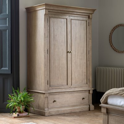 Vinton American Pine 2 Door Wardrobe SO'HOME