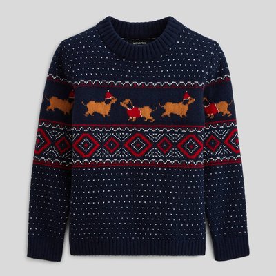 Pull col rond en 100% laine MONOPRIX