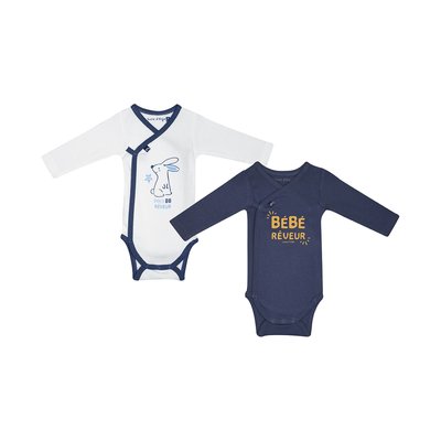 Lot de 2 bodies massimo ouverture devant SUCRE D'ORGE