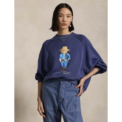 Sudadera oversize de cuello redondo y manga larga con osito de peluche POLO RALPH LAUREN