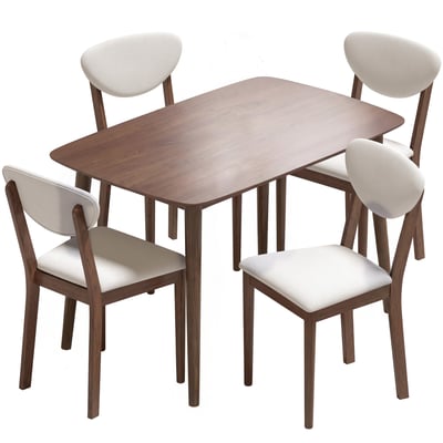 Ensemble de table à manger MDF Crème HOMCOM