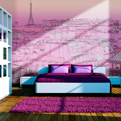 Papier peint intissé panoramique Ville et Architecture Vendredi soir à Paris EDEN
