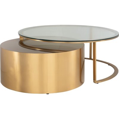 Tables gigognes verre rond Richmond RECOLLECTION