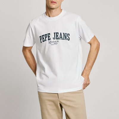 T-Shirt Coupe Décontractée Avec Logo Imprimé PEPE JEANS