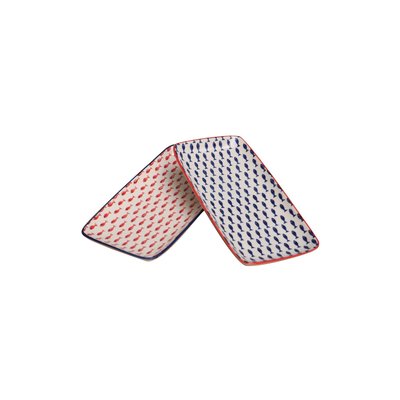 Plats en céramique pour cake (lot de 4) Flabella CHEHOMA