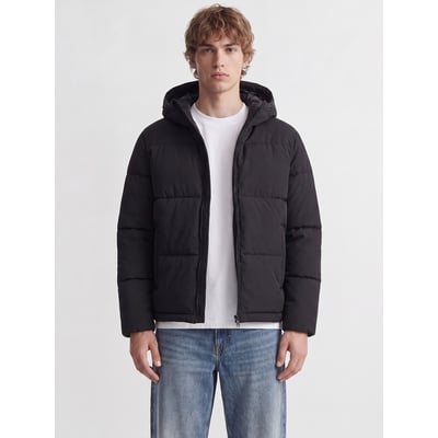 Doudoune courte capuche fixe col montant, plein hiver JACK & JONES