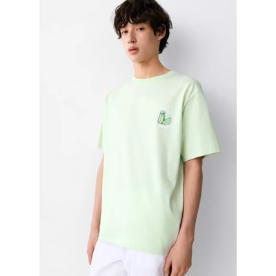 T-shirt en coton imprimé MANGO TEEN