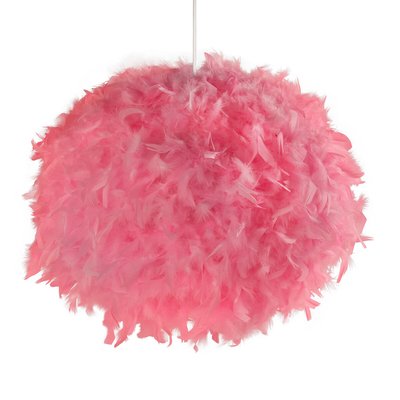 50cm Pink Feather Ceiling Shade SO'HOME