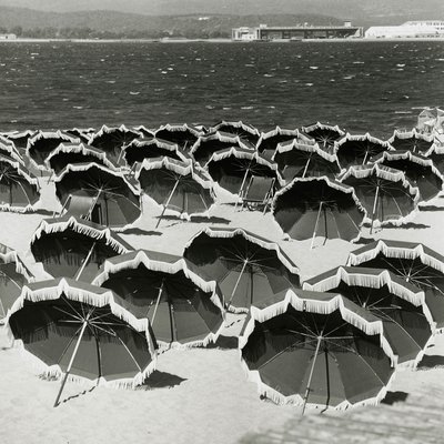 Tableau vintage Sun Umbrellas HEXOA