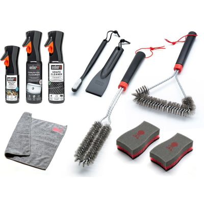 Nettoyant barbecue Kit de nettoyage bbq gaz inox WEBER