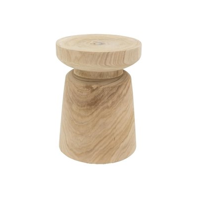 Tabouret en bois paulownia Bouchon naturel AUBRY GASPARD