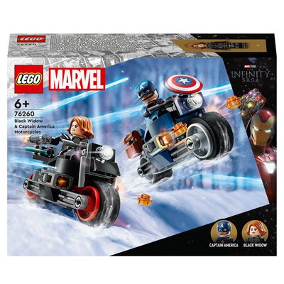 76260 Lego Marvel Les motos de black widow et de captain america LEGO