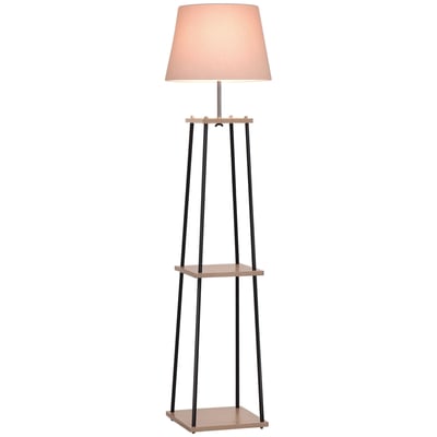 lampadaire Bois Beige HOMCOM