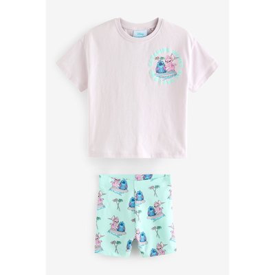 Short cycliste t-shirt lilo stitch, ensemble NEXT
