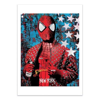Affiche d’art 50 x 70 cm - Vandal Spider - Mr Pablo Costa WALL EDITIONS
