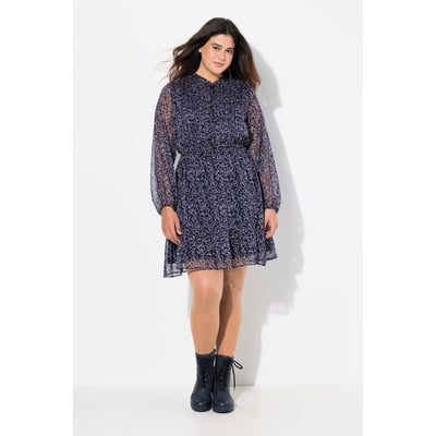 Robe coupe trapèze à motif floral ULLA POPKEN