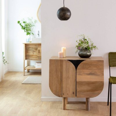 Buffet bois de manguier  LOËVAN MADE IN MEUBLES 