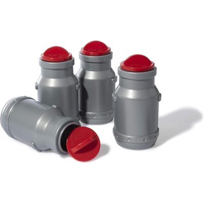 4 pots de lait - accessoire tracteur à pédales ROLLY TOYS