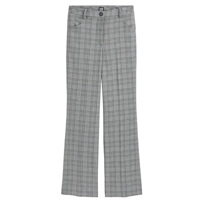 Pantalon flare, à carreaux prince de Galles LA REDOUTE COLLECTIONS