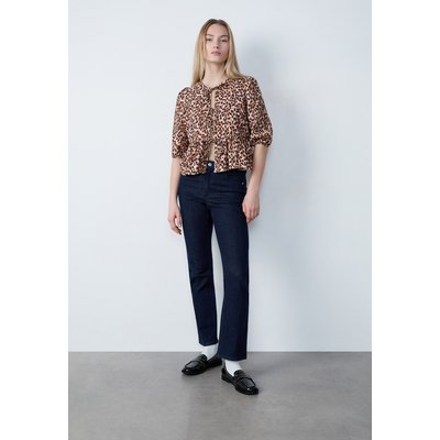 Blouse nouée sur le devant à motifs léopard A GENNY IMP ETAM