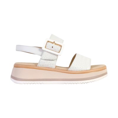 Sandales Compensées Cuir Flecht Twist Nappa GABOR