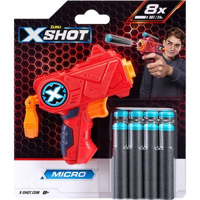 XSHOT - Excel Micro Blaster avec fléchettes ZURU