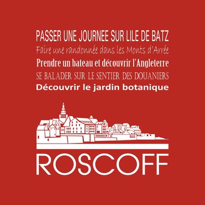 Tableau Mural Roscoff ILLUSTRATION CEANOTHE