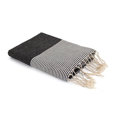 Fouta nid d'abeille coton IBIZA FEBRONIE