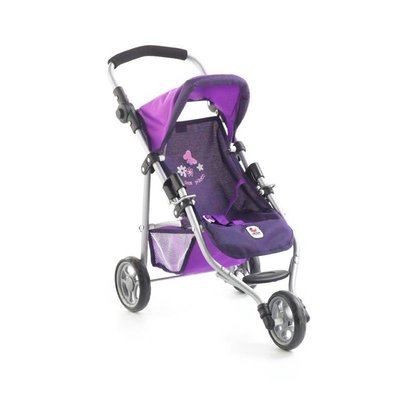 Petite poussette de jogging LOLA - Violet pour poupée BAYER CHIC 2000